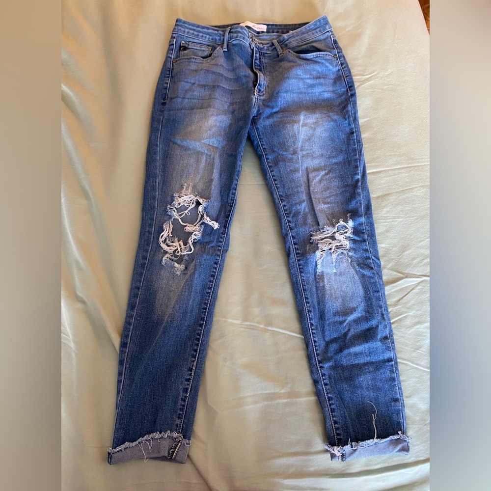 Kancan distressed skinny jean